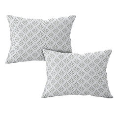 Chefron Leaf Cotton Fitted Bed Sheet Set (Sage Green)