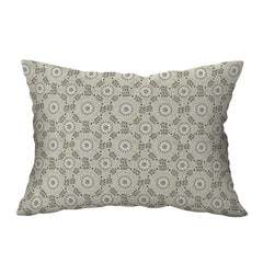 Floral Mandala Cotton Fitted Bed Sheet Set (Sage Green) (Single Size)