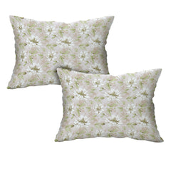 Rose Petal Elegance Cotton Fitted Bed Sheet Set (Soft Beige)(Super King)