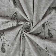 Botanical Sprig Cotton Fitted Bed Sheet Set (Olive Green) (Queen Size)
