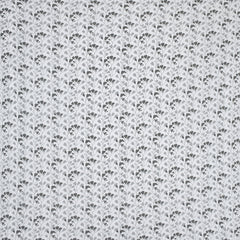 Tangled Vines Cotton Fitted Bed Sheet Set (Gray) (Queen Size)