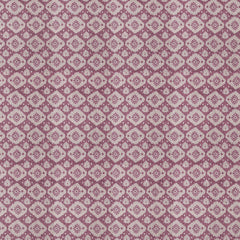 Boho Diamond Floral Cotton Fitted Bed Sheet Set (Dusty Rose) (King Size)