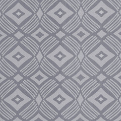 Radiant Diamonds Cotton Fitted Bed Sheet Set (Slate Gray)