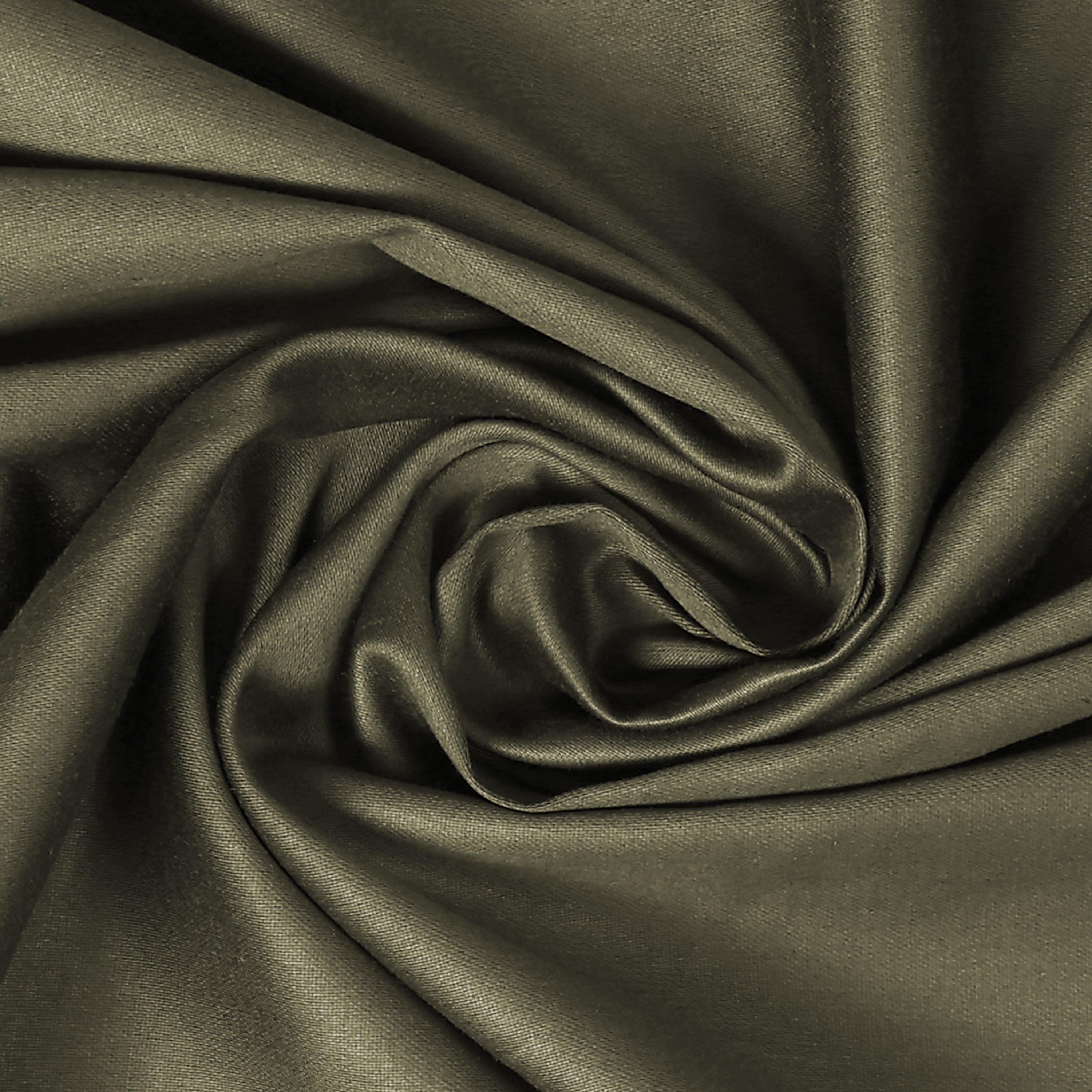 Earthy Essence Cotton Fitted Bed Sheet Set (Olive Green)