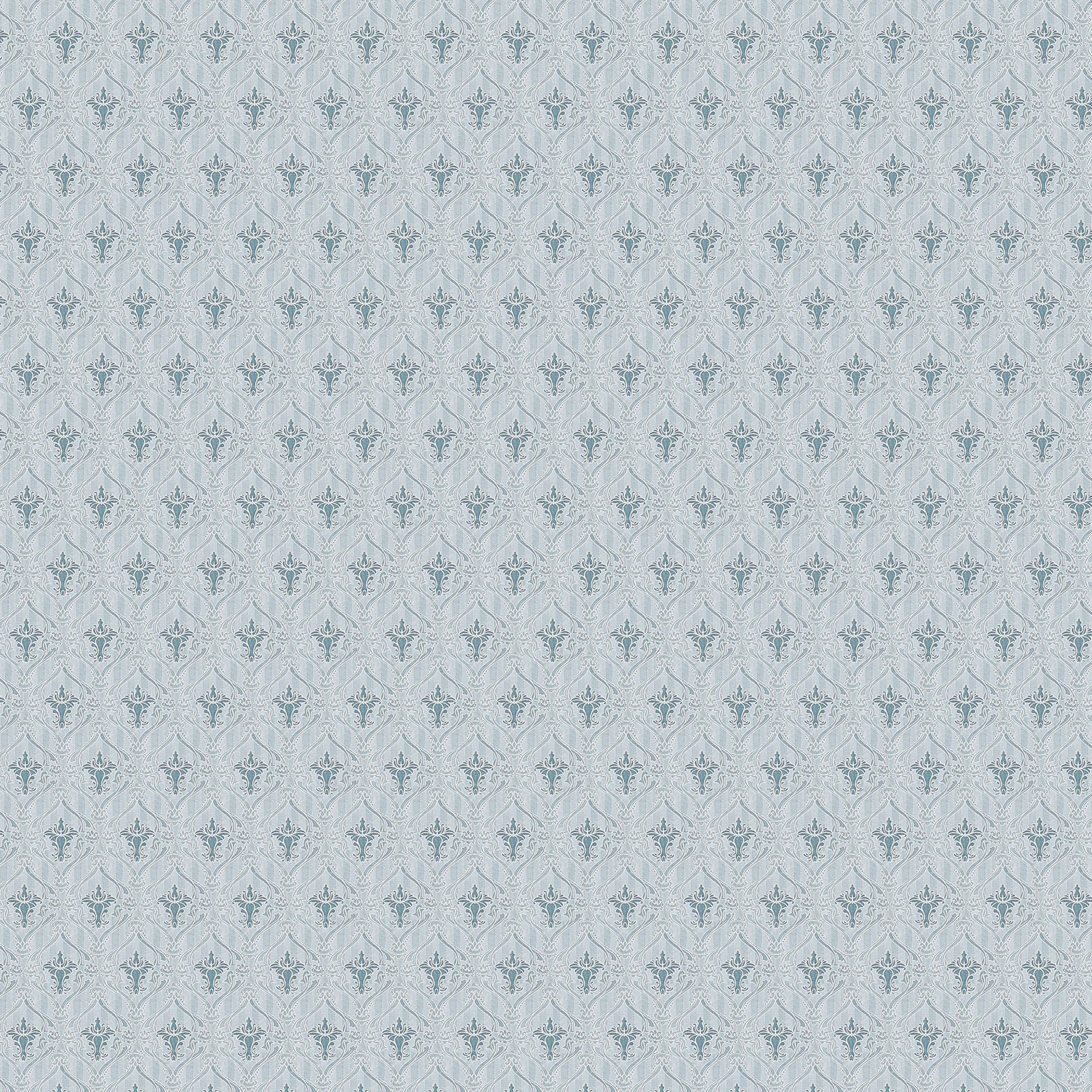 Icy Elegance Cotton Fitted Bed Sheet Set (Soft Pastel Blue) (Double Size)