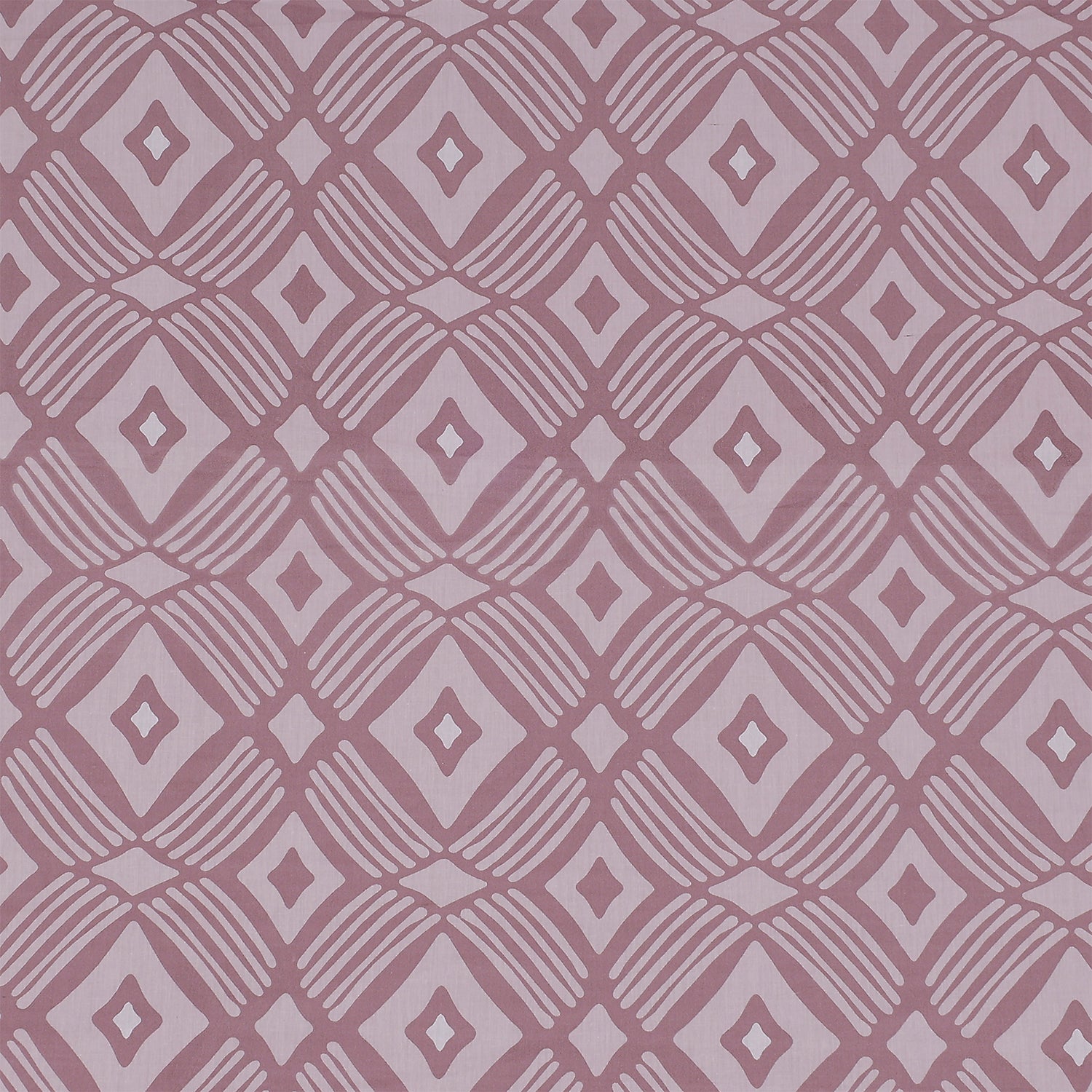 Radiant Diamonds Cotton Fitted Bed Sheet Set (Pink)